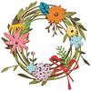 Sizzix Thinlits Punching template "Floral Wreath by Tim Holtz"