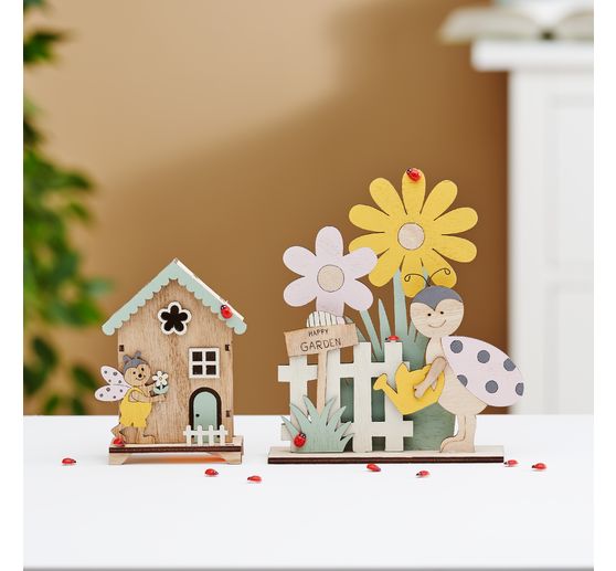 VBS Wooden building kit "Spring on the garden fence"