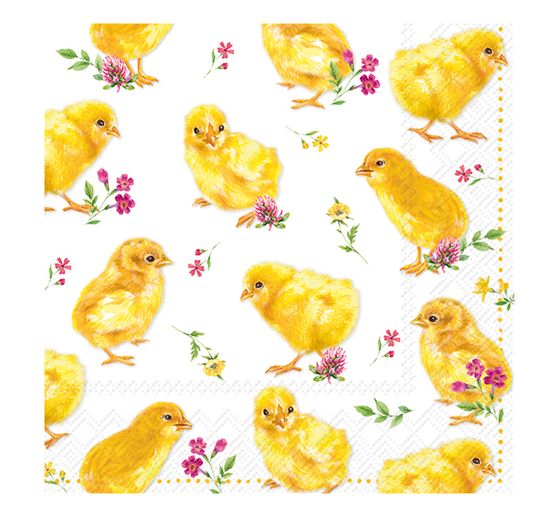 Napkin "Yellow chicks"