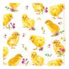 Serviette « Poussins jaunes »
