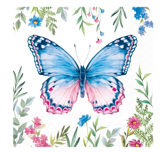 Serviette « Watercolor Butterfly »