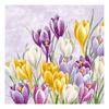 Serviette « Crocus en fleurs »