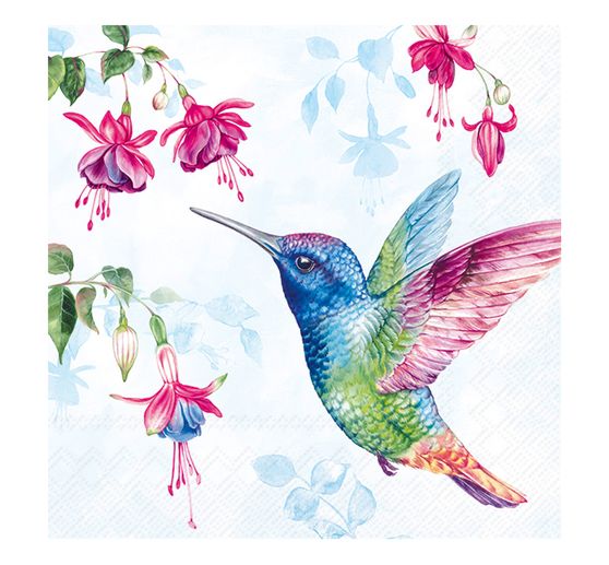 Napkin "Colorful hummingbird"