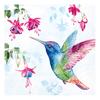Serviette « Colibri multicolore »