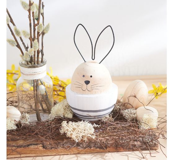 VBS Wooden egg, 4 cm