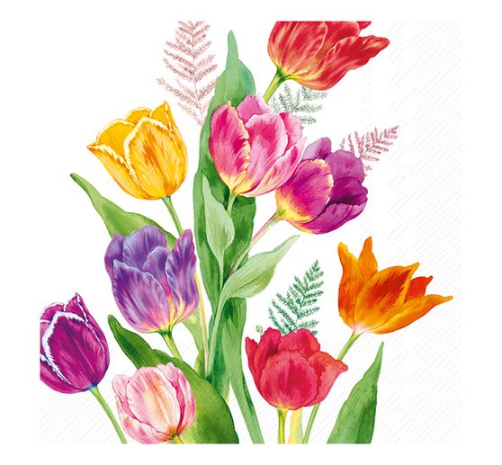 Set de serviettes VBS « Printemps »