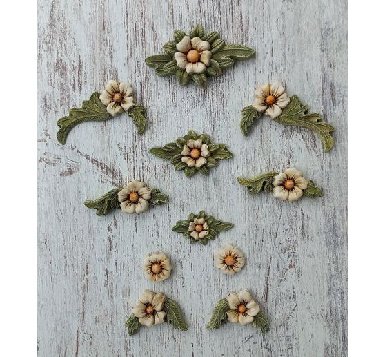 Silicone mould "Precious - Flower ornaments"