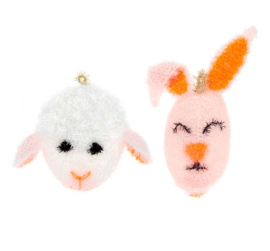 Kit crochet Rico Design Creative Bubble « Lapin + Agneau »