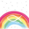 Serviette « Colorful Rainbow »