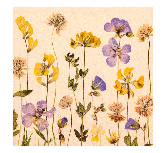 Serviette « Pressed Flowers »