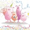 Serviette « Partytime »