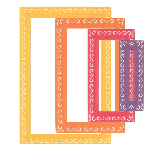Gabarit d'estampe Sizzix Framelits « Rectangles by Stacey Park »