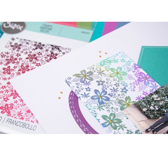 Tampon Clear Stamp Sizzix « Petals by Stacey Park »