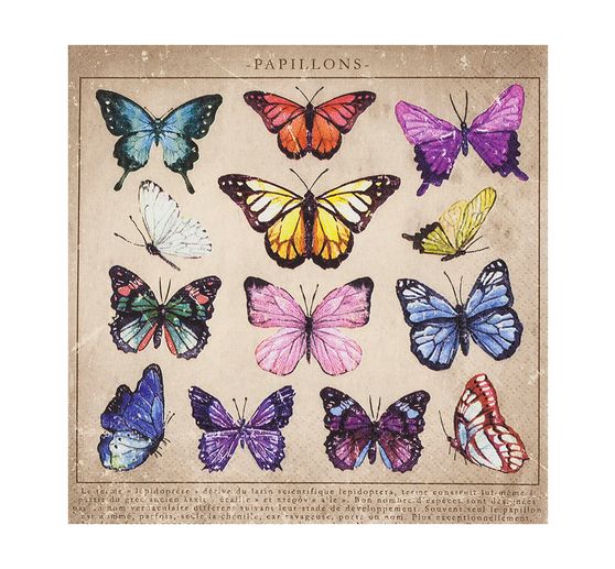 Set de serviettes VBS « Printemps »