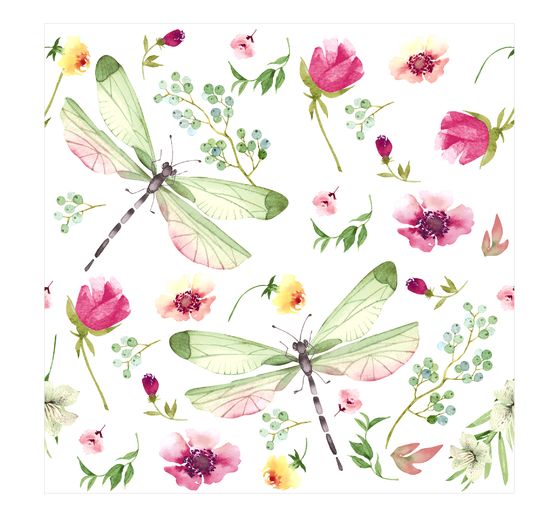 Set de serviettes VBS « Printemps »