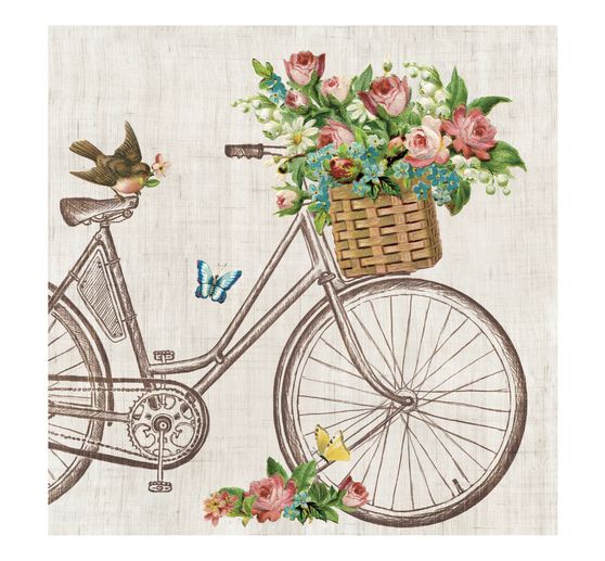 Set de serviettes VBS « Printemps »