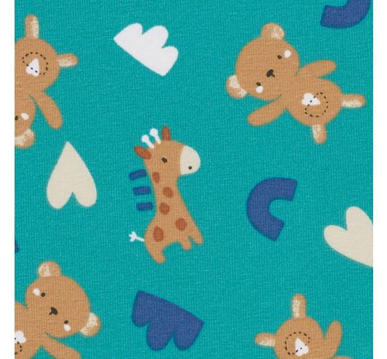 Tissu jersey au mètre « Animaux préférés »