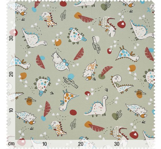 Tissu jersey au mètre « Dinos »