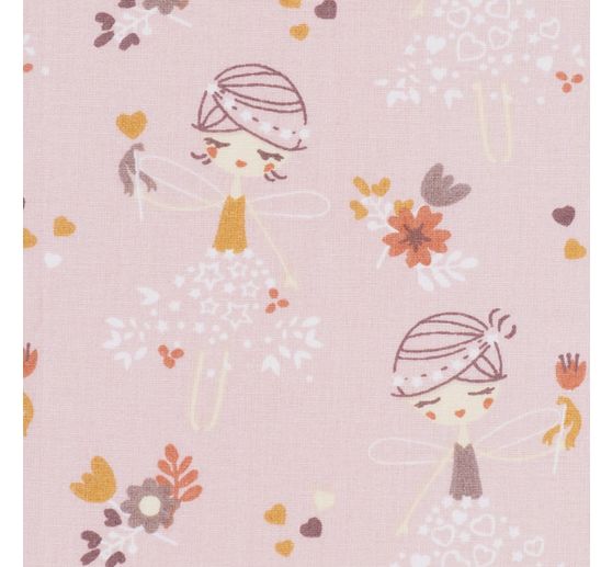 Tissu coton au mètre « Magie des fées »