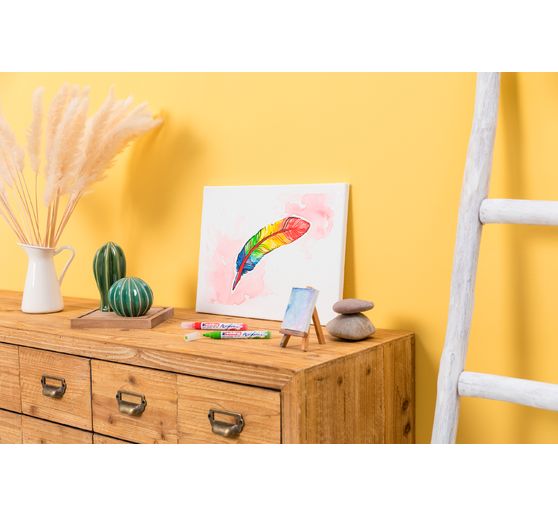 Marqueurs acrylique edding 5100 « Pastel », pointe moyenne, set de 5