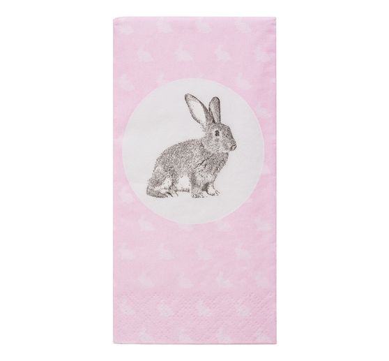 Paper handkerchiefs "Portrait of Rabbit"
