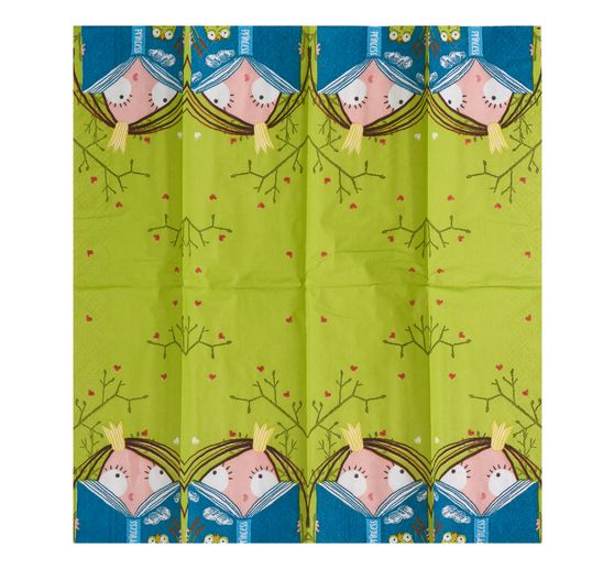 Mouchoirs en papier « Princess and book »
