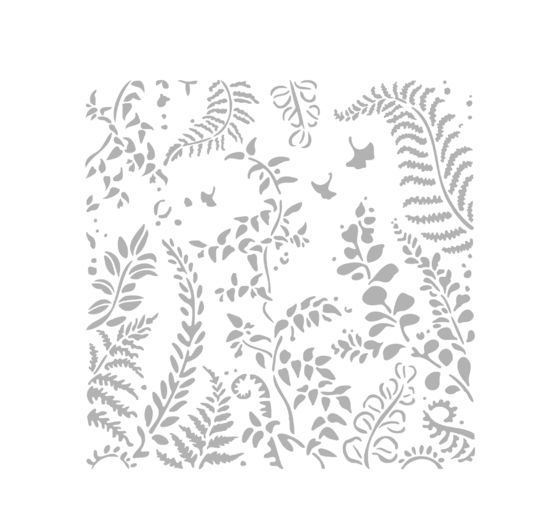 Stencil "Woodland - Leaves Ramage"