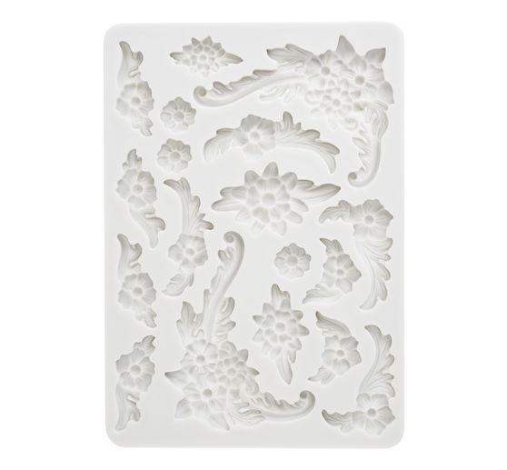 Moule en silicone "Precious - Fleurs Ornamentales"