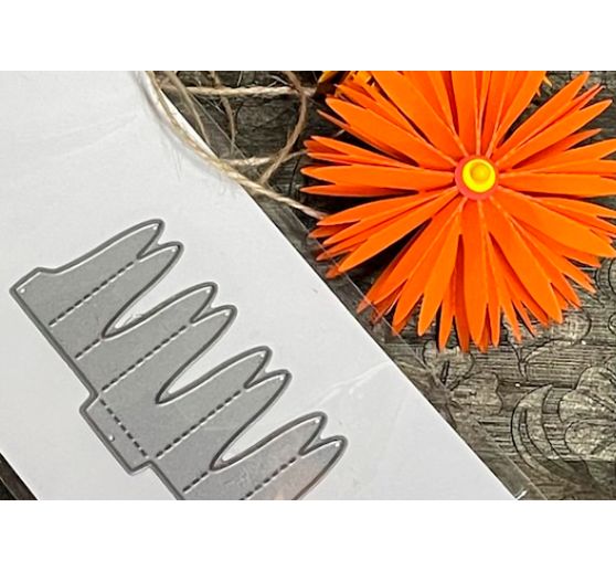 Gabarit de découpe pour fleurs à plier « Daisy »
