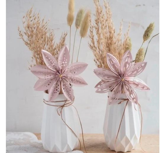 Gabarit de découpe pour fleurs à plier « Dotty »