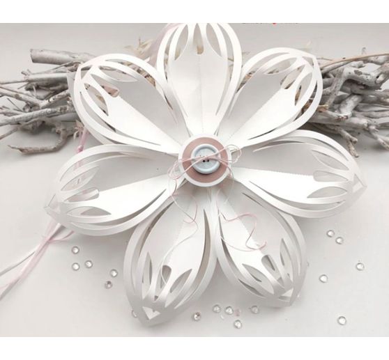 Punching templates folding flower "Laura"