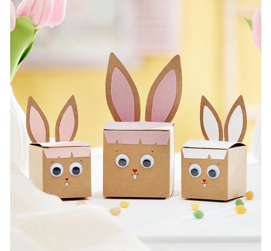 Yeux mobiles à coller VBS « Rond », Ø 16 mm, 50 pc.