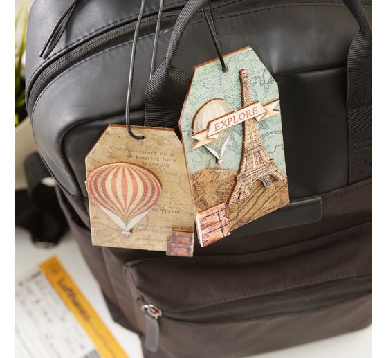 Etiquettes en bois VBS « Tag »