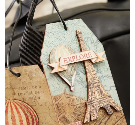Etiquettes en bois VBS « Tag »