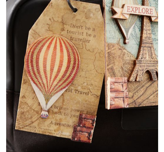 Etiquettes en bois VBS « Tag »