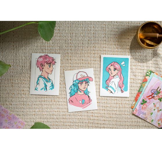 Set créatif edding « Manga »