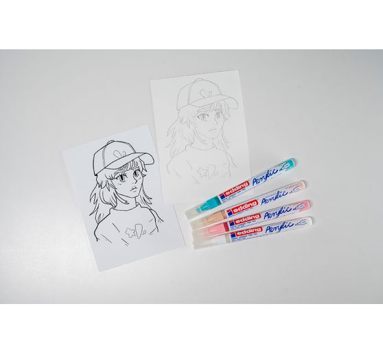 Set créatif edding « Manga »
