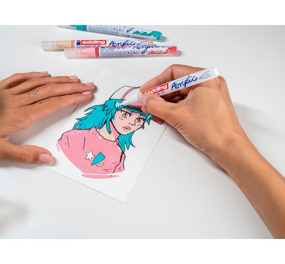 Set créatif edding « Manga »
