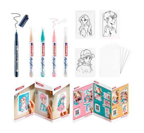 Set créatif edding « Manga »