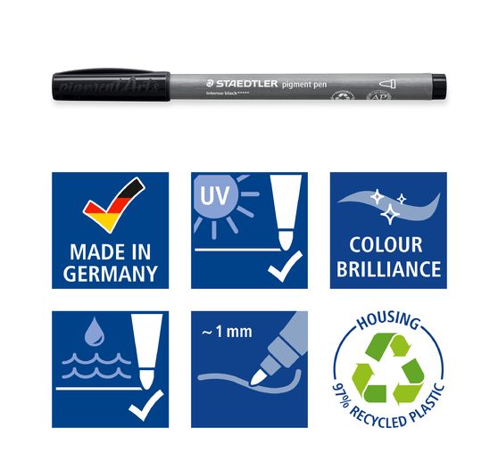 Pigment pen STAEDTLER « Noir intense »