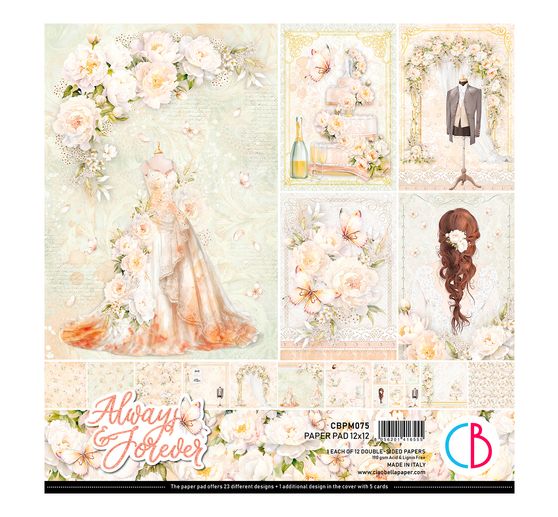 Scrapbook paper "Always & Forever"