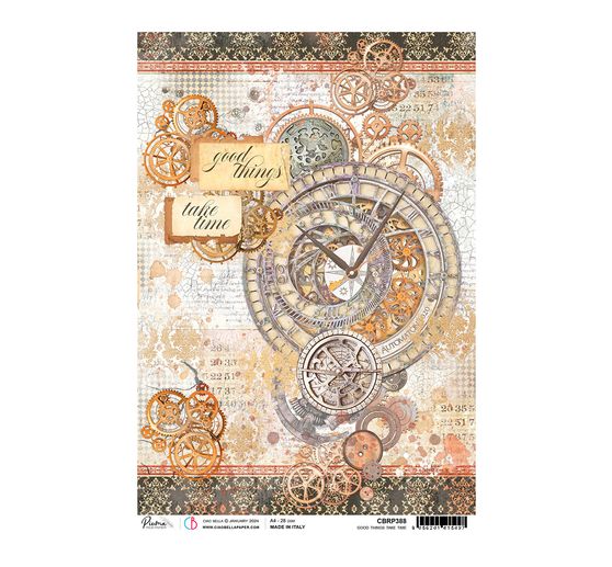 Soie de paille à motifs « Wizard Academy – Good things take time »