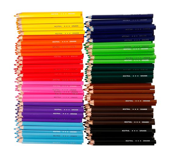 Crayons de couleur Colortime XXL « Jumbo », mine 5 mm