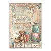 Soie de paille à motifs « Brocante Antiques – Teddy »