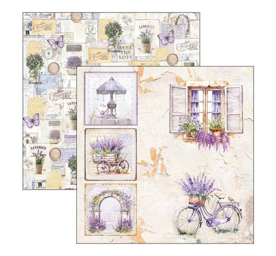 Papier scrapbooking « Morning in Provence »