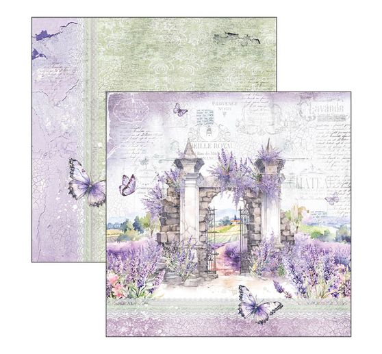 Papier scrapbooking « Morning in Provence »