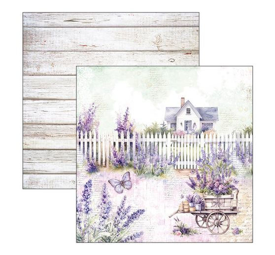 Papier scrapbooking « Morning in Provence »