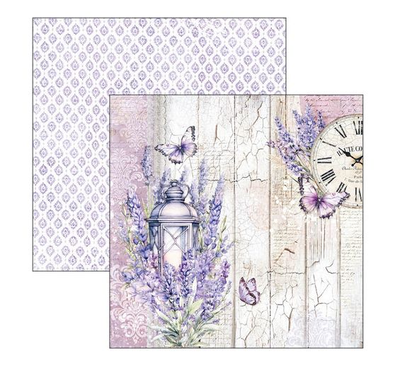 Papier scrapbooking « Morning in Provence »