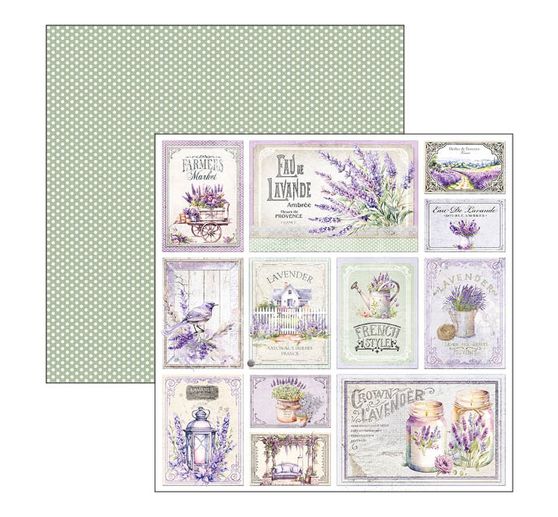 Papier scrapbooking « Morning in Provence »