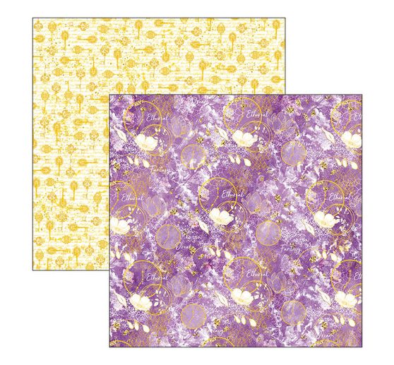 Papier scrapbooking « Ethereal »